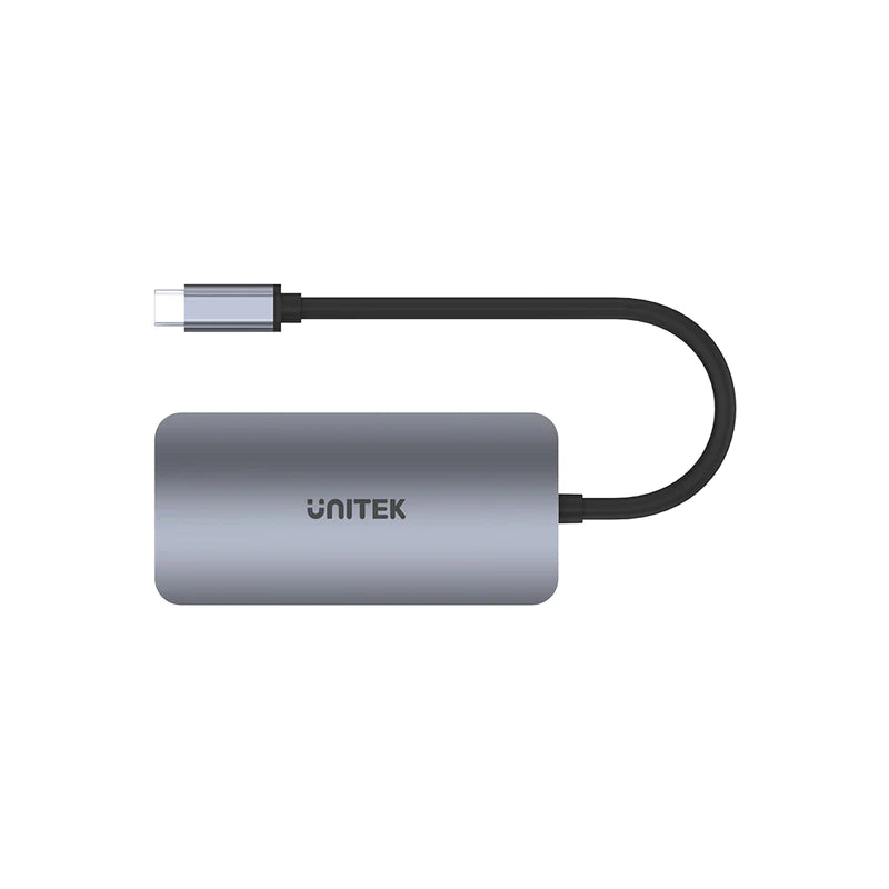 Unitek D1051A uHUB P5 Trio 5-in-1 USB-C Hub with MST Triple Monitor and 100W Power Delivery Unitek D1051A uHUB P5 Trio 5-in-1 USB-C Hub with MST Triple Monitor and 100W Power Delivery